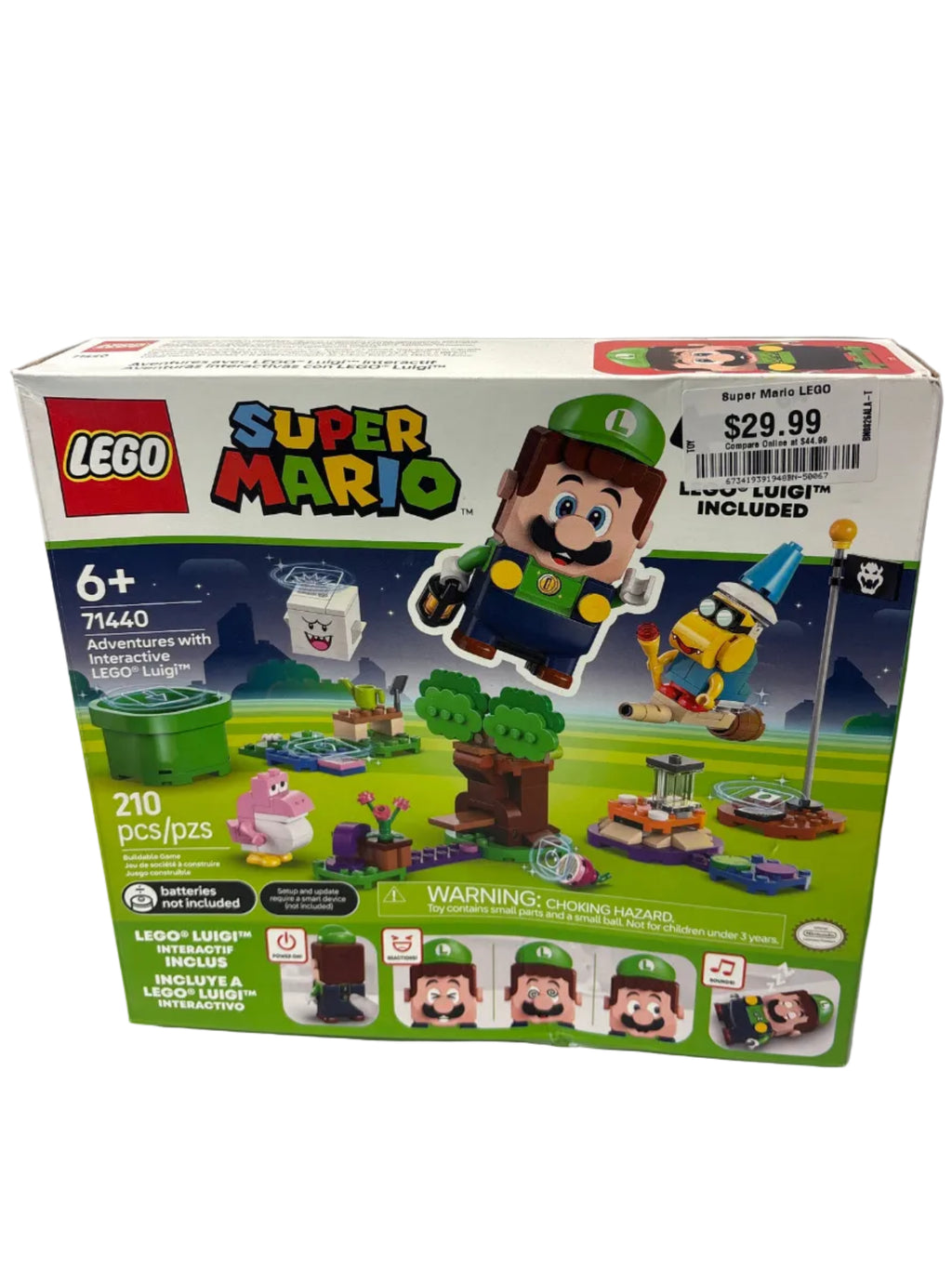LEGO Super Mario Adventures with Interactive LEGO Luigi Toy 71440 *New, Damaged Box