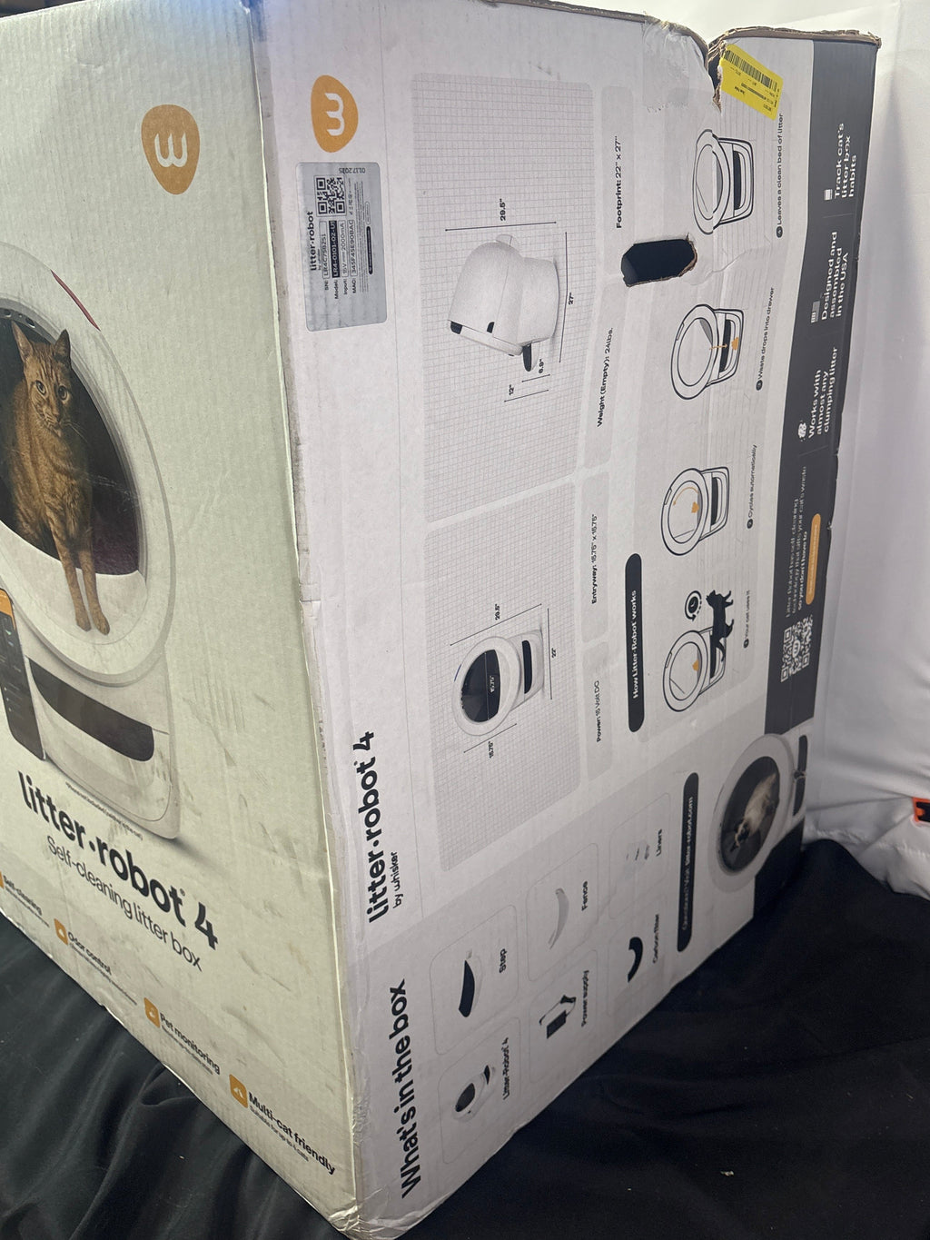 Whisker Litter-Robot 4 Self-Cleaning Automatic Cat Litter Box *New, Open Box
