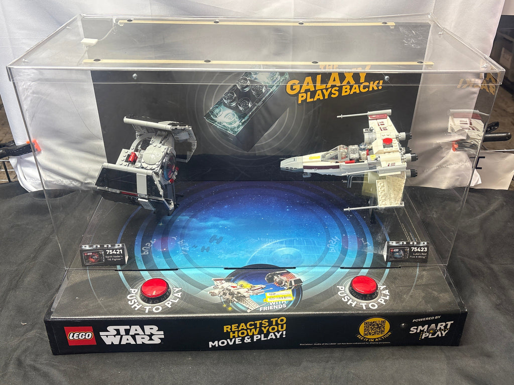 LEGO Star Wars 75421 75423 Smart Play Display TIE Fighter X-Wing *Damaged