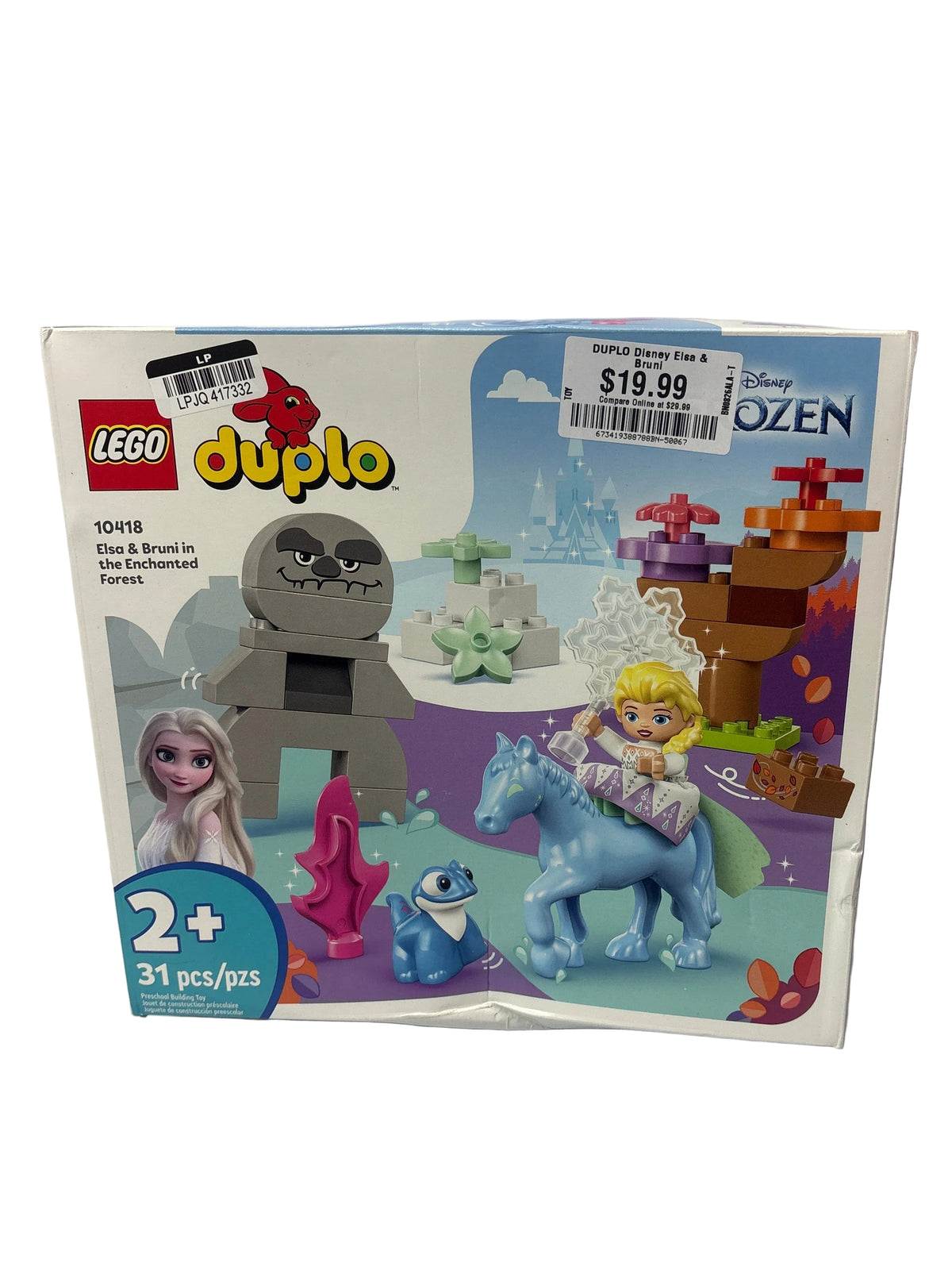 LEGO DUPLO Disney Elsa and Bruni in the Enchanted Forest Frozen *New, Damaged Box