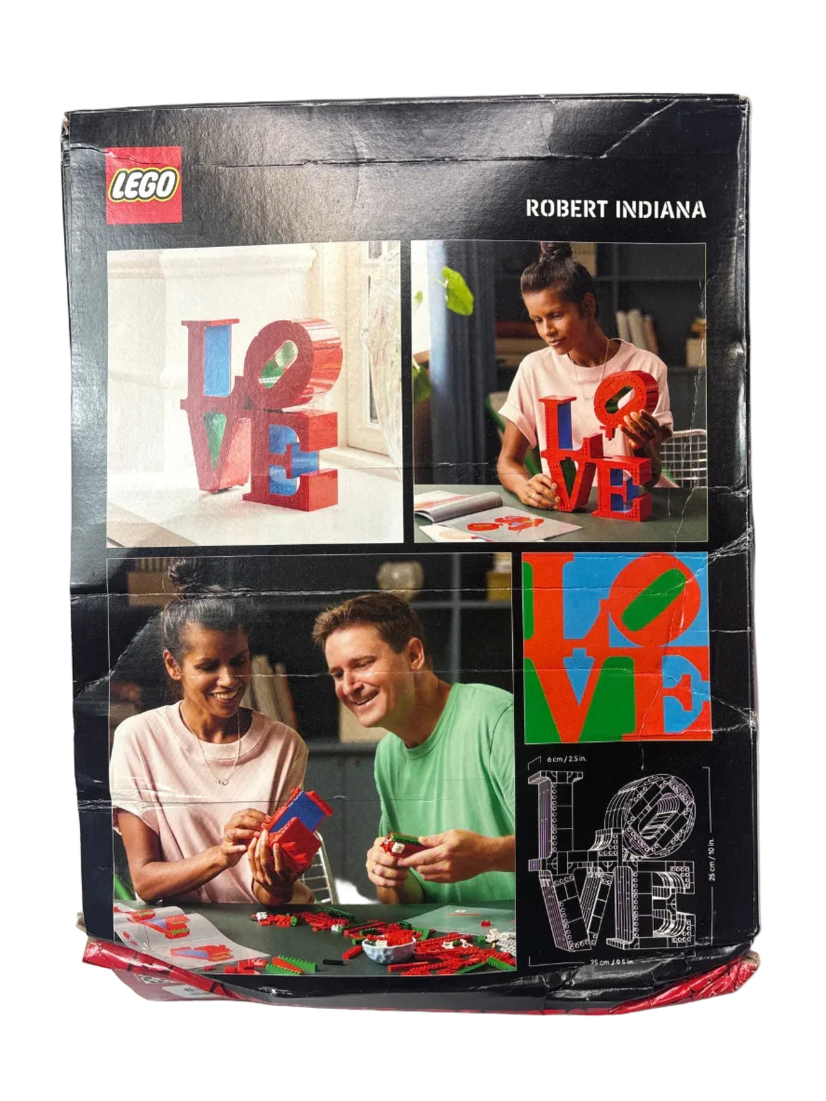 LEGO Art LOVE Collectible Building Set, Home Decor Gift Idea 31214 *New, Damaged Box