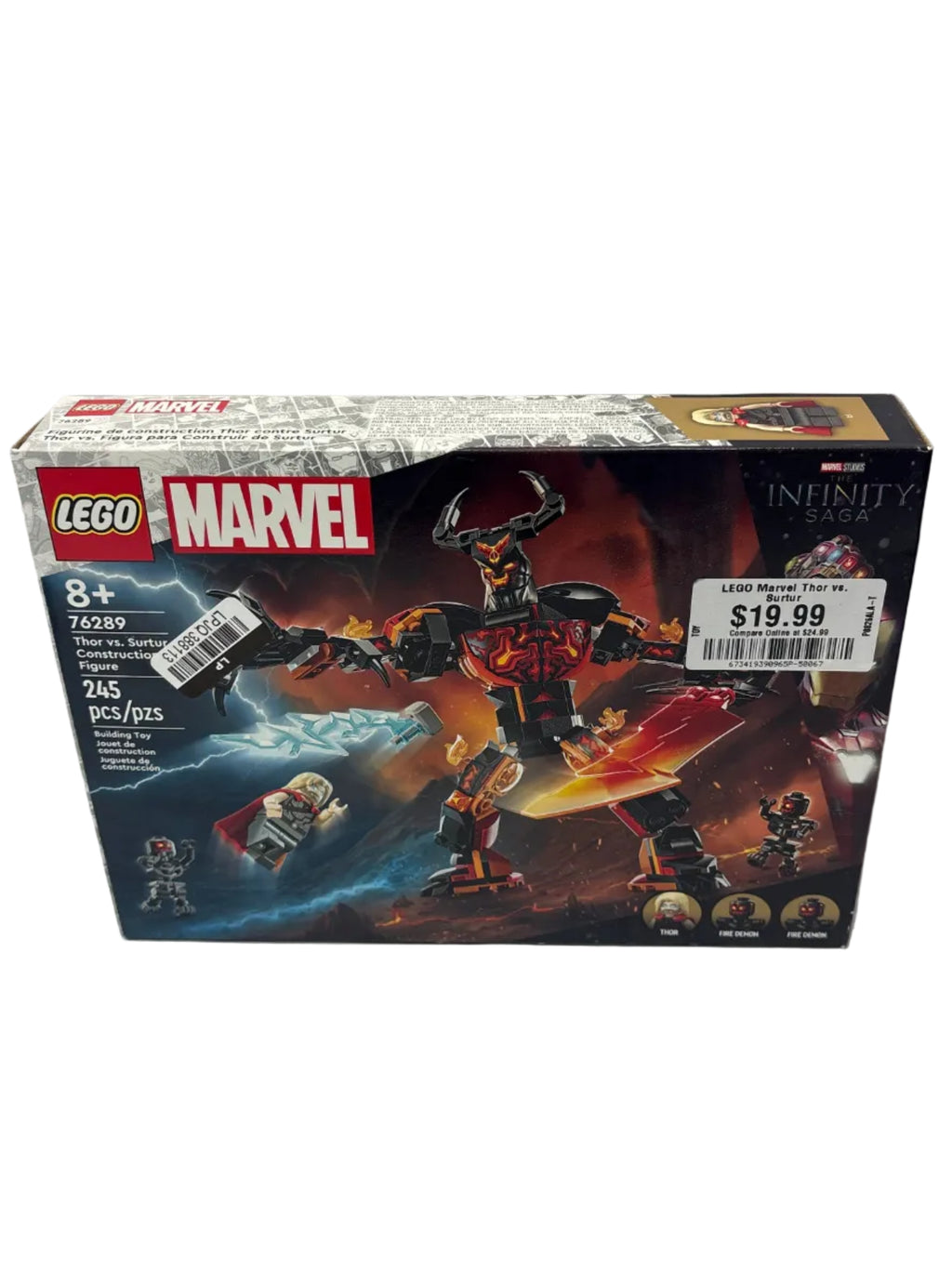 LEGO - Marvel Thor vs. Surtur Construction Figure Building Toy 76289
