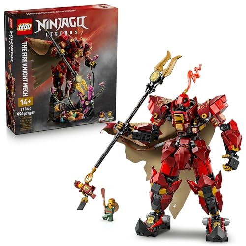 LEGO NINJAGO The Fire Knight Mech Building Set 71846 *New, Damaged Box