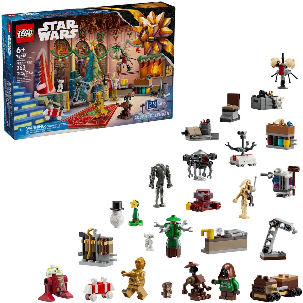 LEGO Star Wars: Advent Calendar 2025 - 263 Pieces (75418)