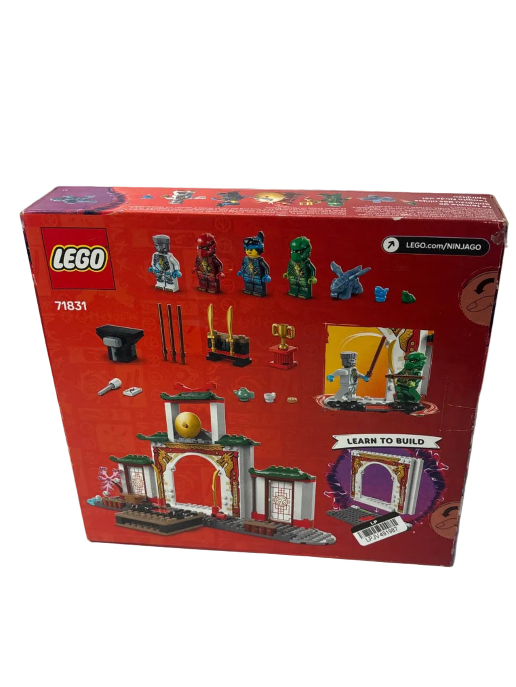 LEGO NINJAGO Ninja Spinjitzu Temple Pretend Play Building Toy 71831 *New, Damaged Box