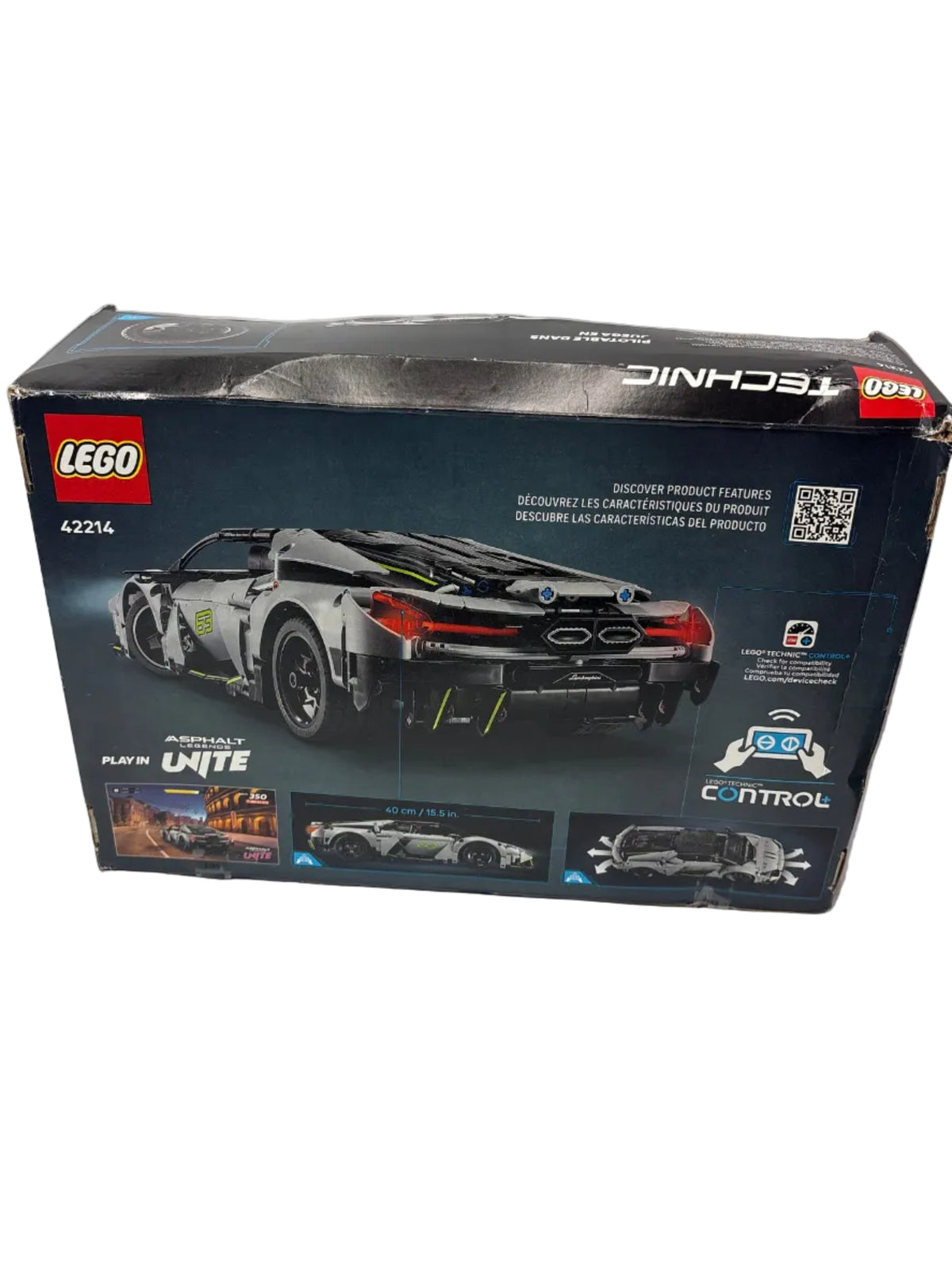 LEGO Technic Lamborghini Revuelto Super Sports Car Building Toy 42214 *Damaged Box