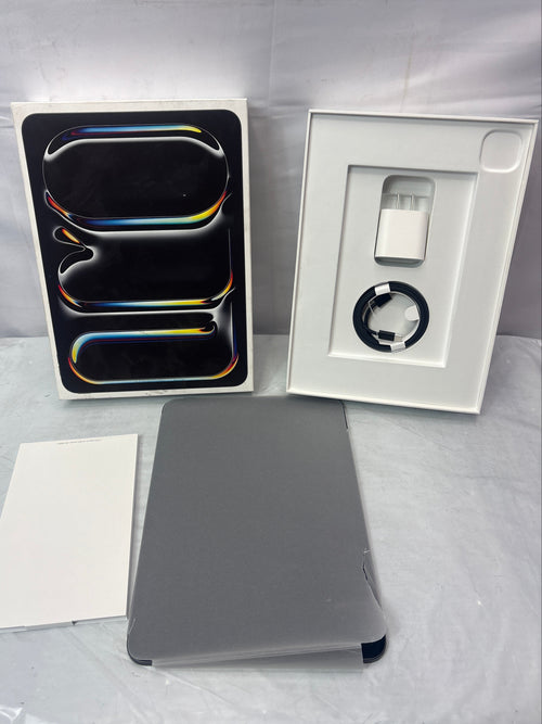 Apple iPad Pro 11-inch (M4) (2024, 5th generation) WiFi 256GB with Standard Glass - Space Black *New, Open Box