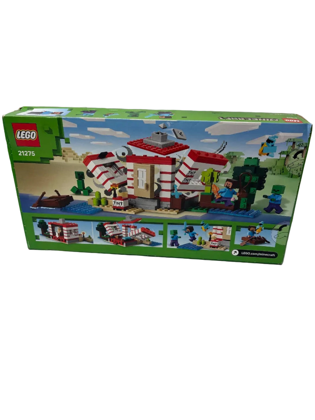LEGO Minecraft The TNT Jungle House Building Set 21275