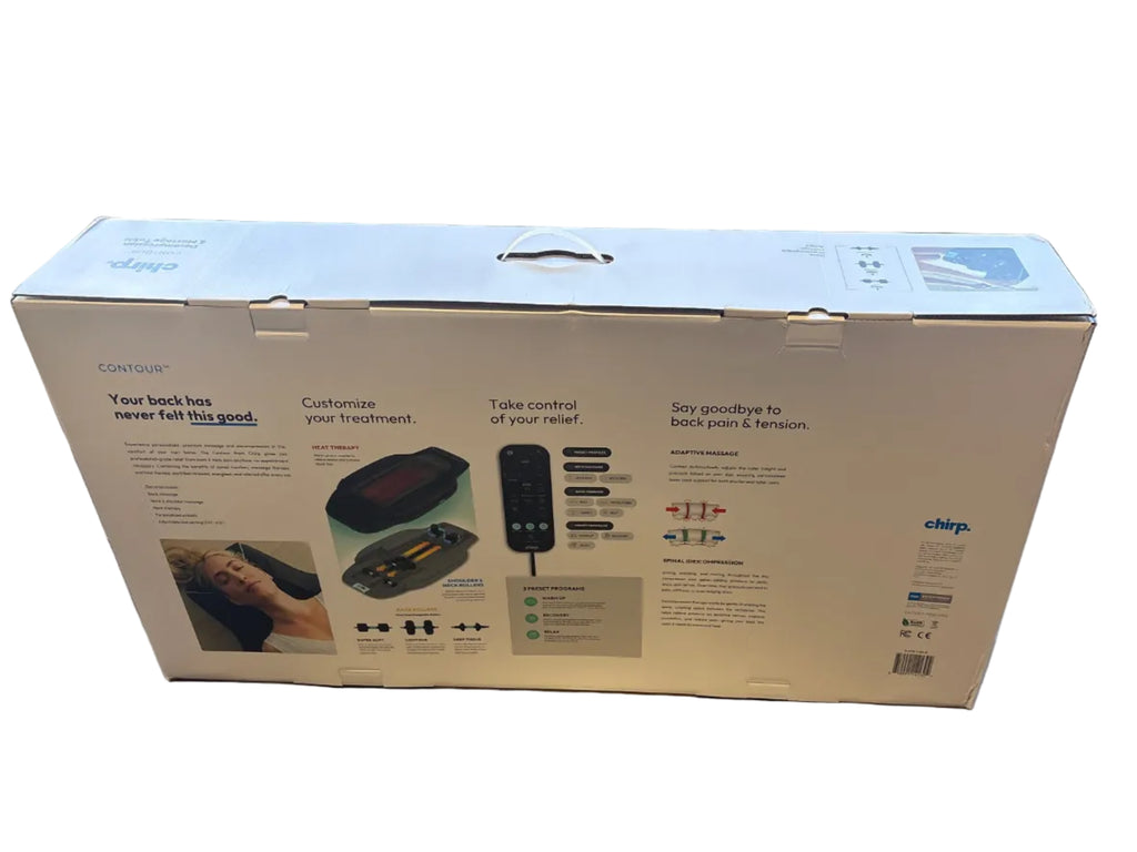 Chirp Contour Decompression Table with 3 Interchangeable Massage Rollers *Brand New