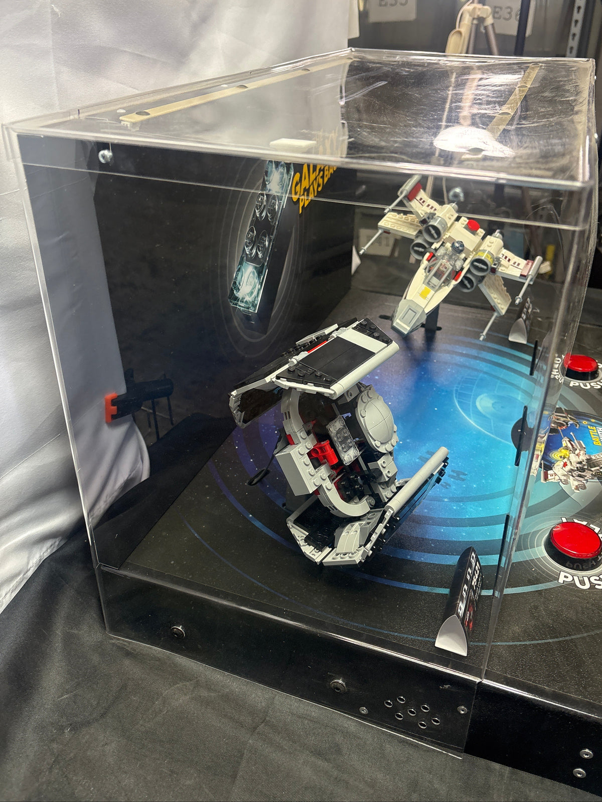LEGO Star Wars 75421 75423 Smart Play Display TIE Fighter X-Wing *Damaged