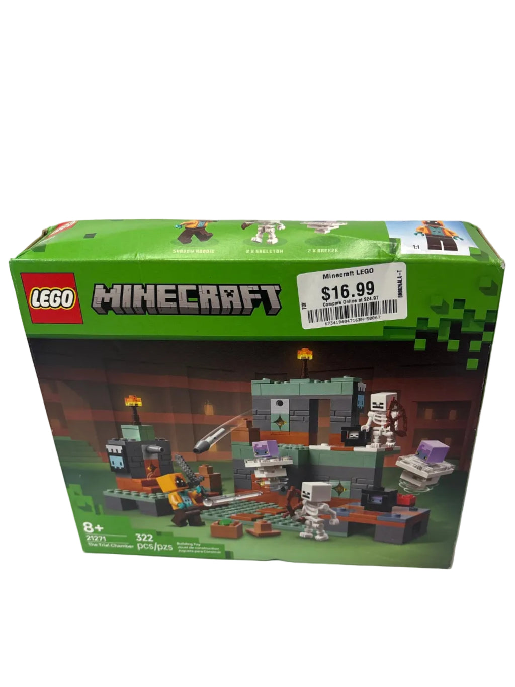 LEGO Minecraft The Trial Chamber Kids Toy 21271 *New, Damaged Box