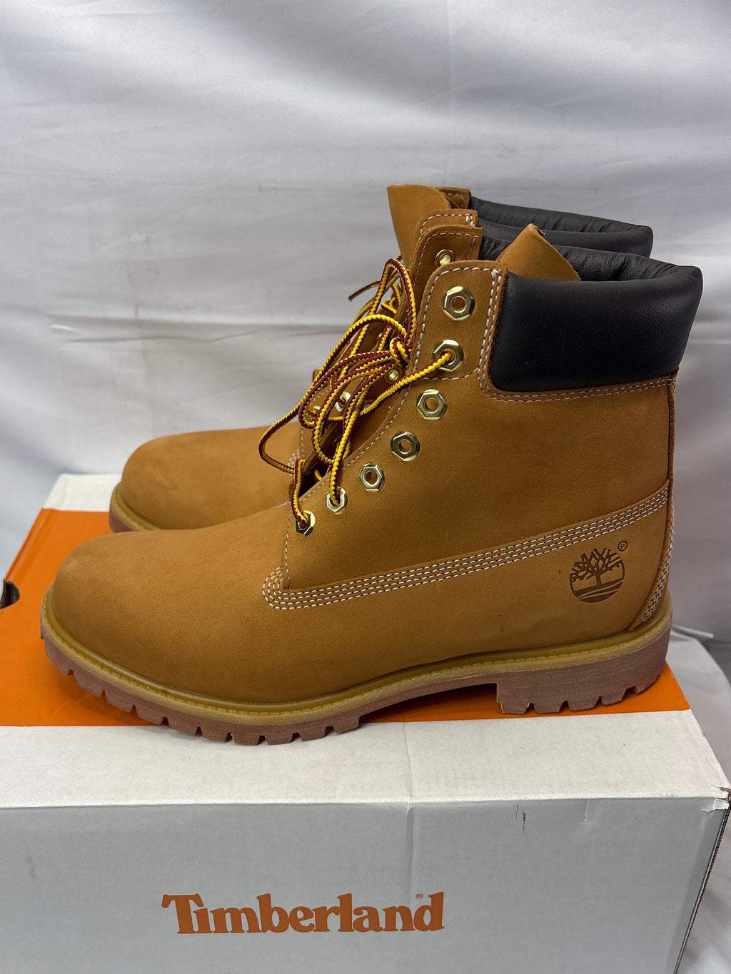 Timberland Premium 6" Waterproof Boot Wheat Nubuck Men's Size 9.5 W/L *New