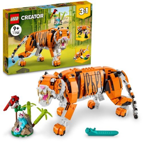 LEGO Creator 3 in 1 Majestic Tiger Animal Building Toy 31129