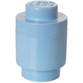 LEGO Storage Brick 1 Round Light Royal Blue