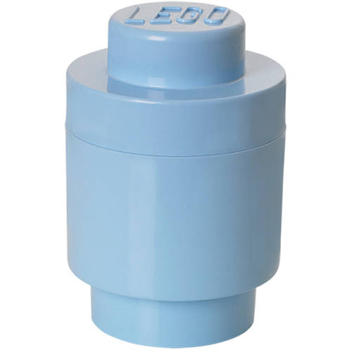 LEGO Storage Brick 1 Round Light Royal Blue