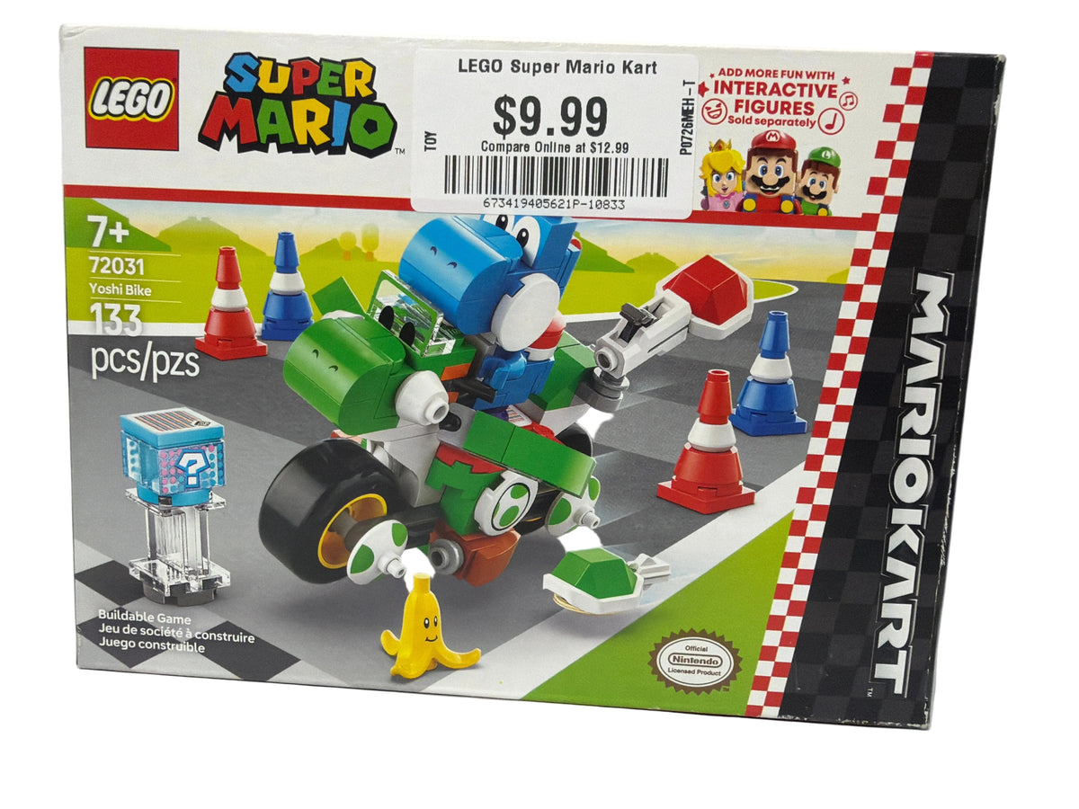 LEGO Super Mario Kart Yoshi Bike Building Toy 72031 *New, Damaged Box
