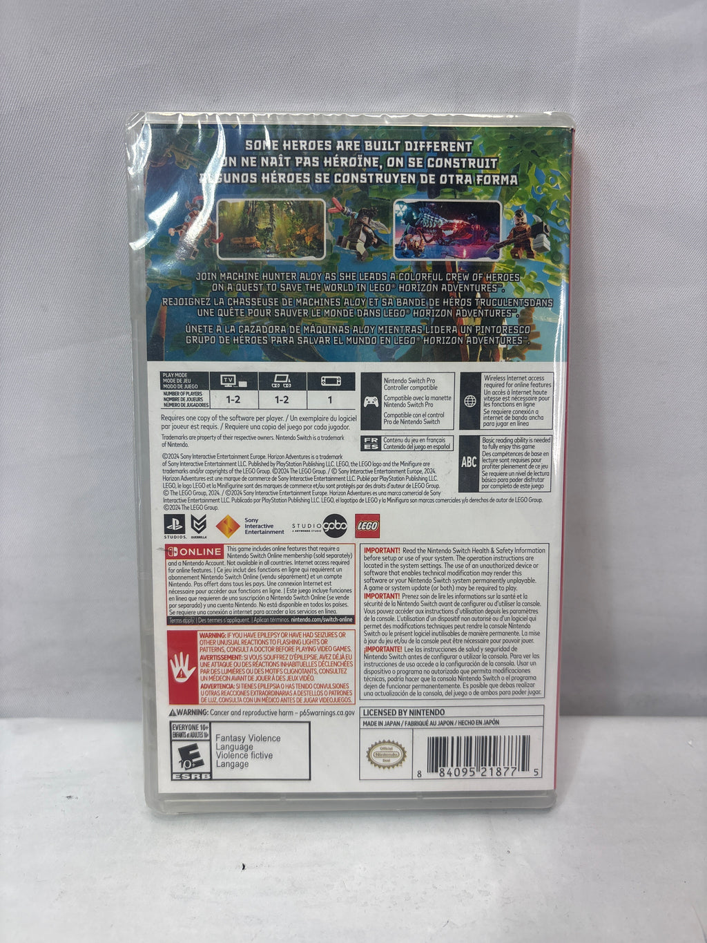 Nintendo Switch Lego Horizon Adventures *New Sealed