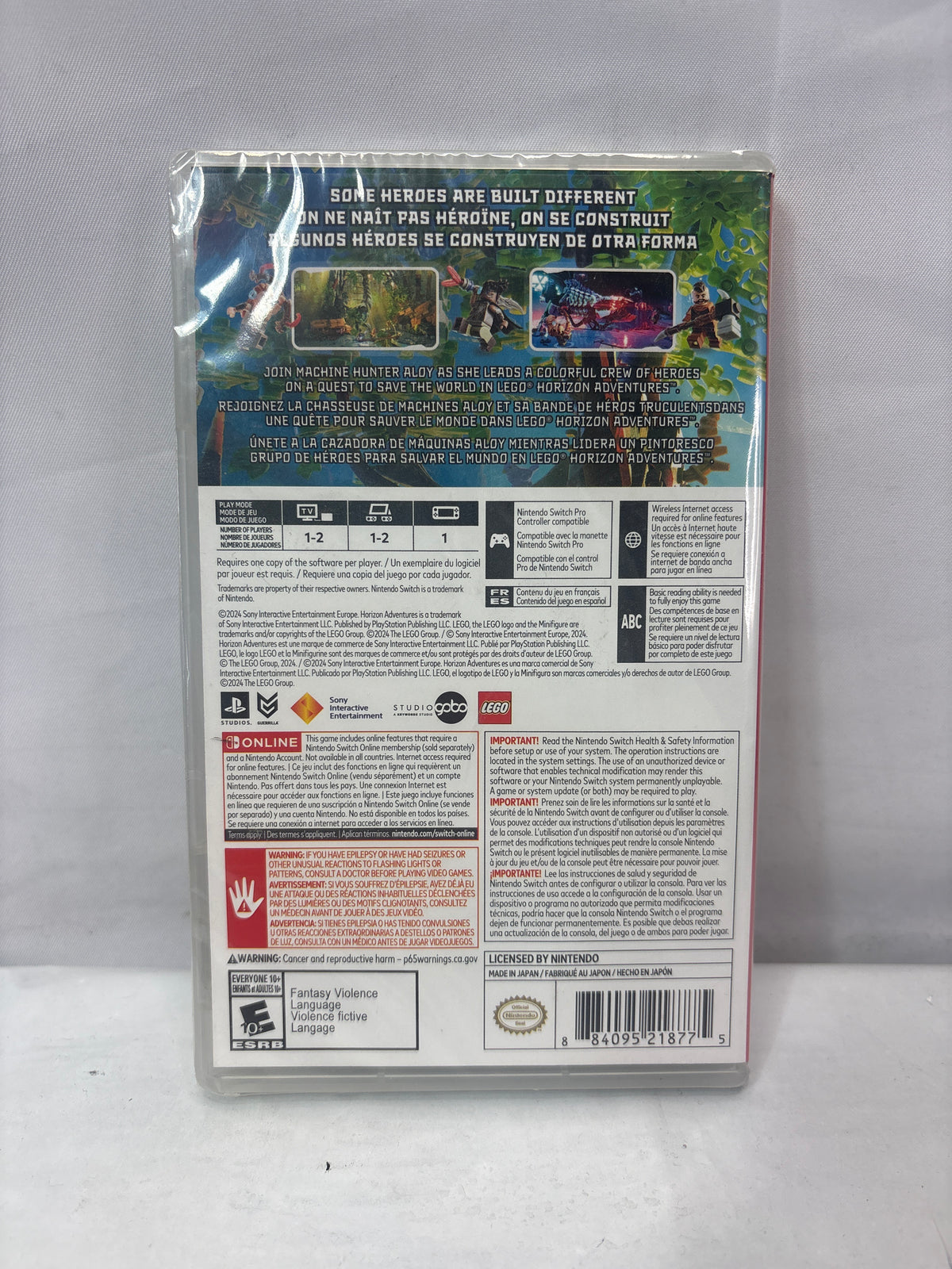 Nintendo Switch Lego Horizon Adventures *New Sealed