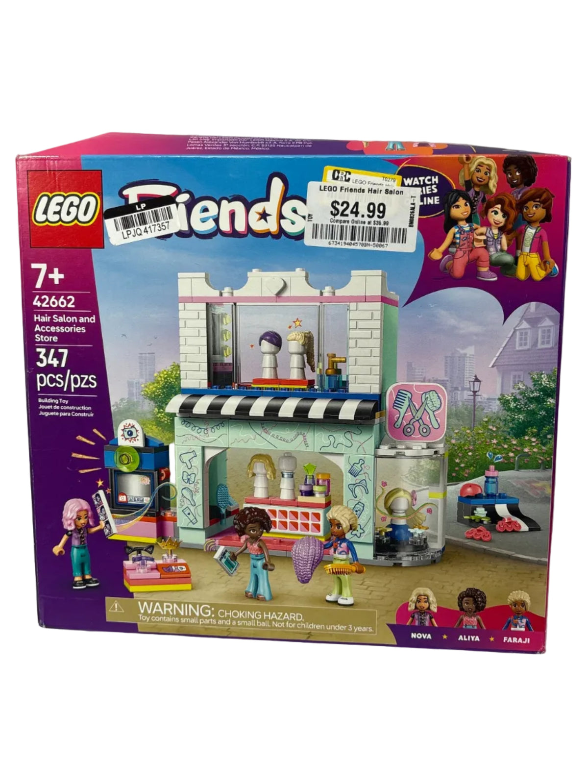 LEGO Friends Hair Salon and Accessories Shop 42662 *New, Damaged Box