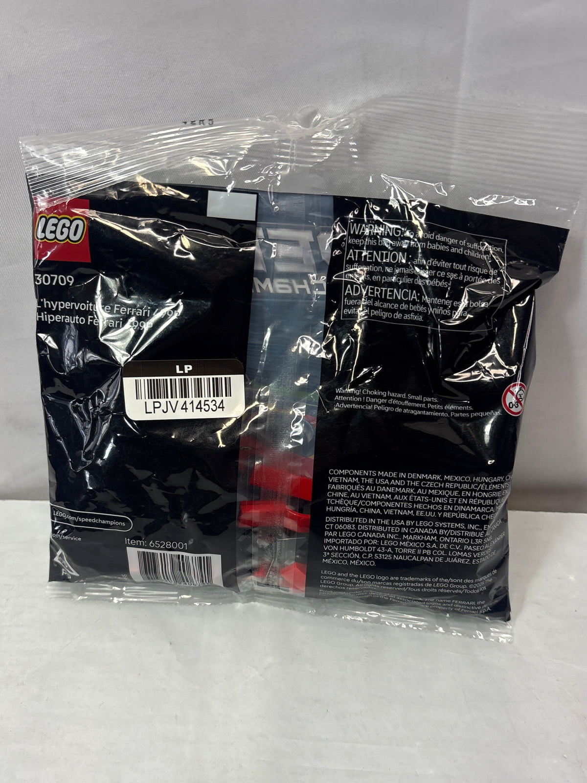 LEGO Speed Champions Ferrari 499P - Hypercar Building Toy  30709