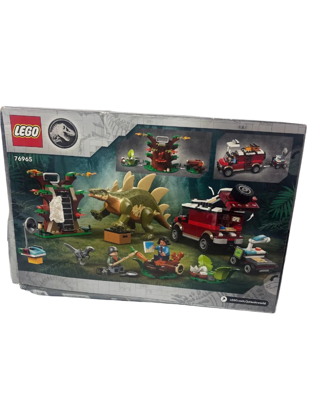LEGO Jurassic World Dinosaur Missions Stegosaurus Discovery 76965 *New, Damaged Box