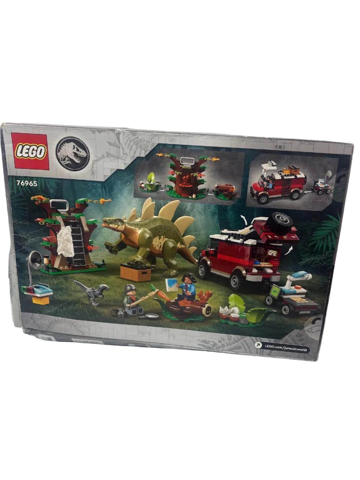 LEGO Jurassic World Dinosaur Missions Stegosaurus Discovery 76965 *New, Damaged Box