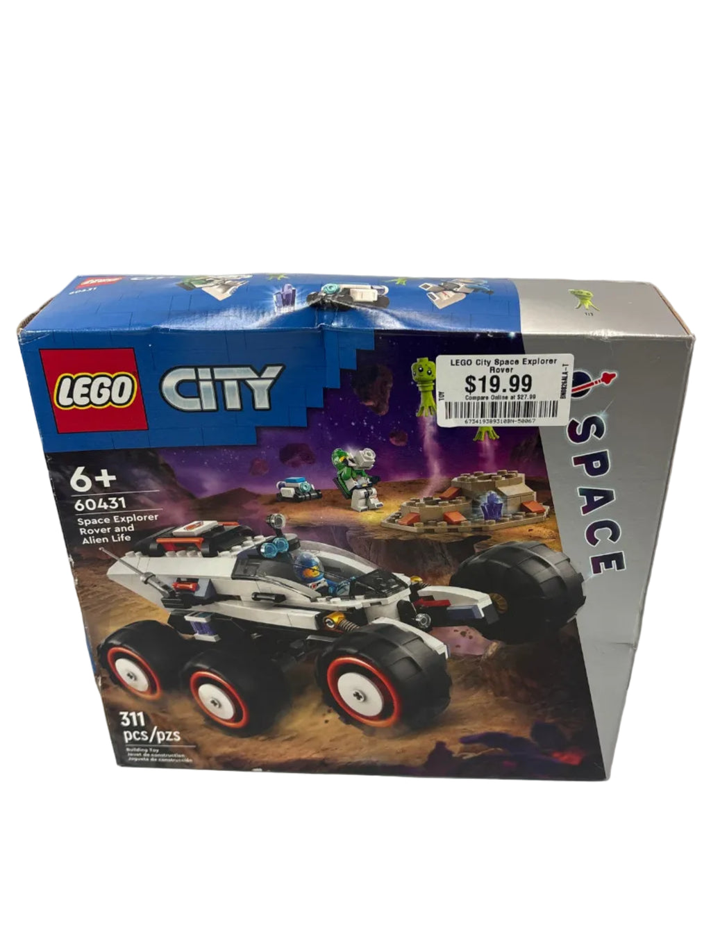 LEGO City Space Explorer Rover and Alien Life Toy Space Gift for Boys and Girls Ages 6 and up *New, Damaged Box