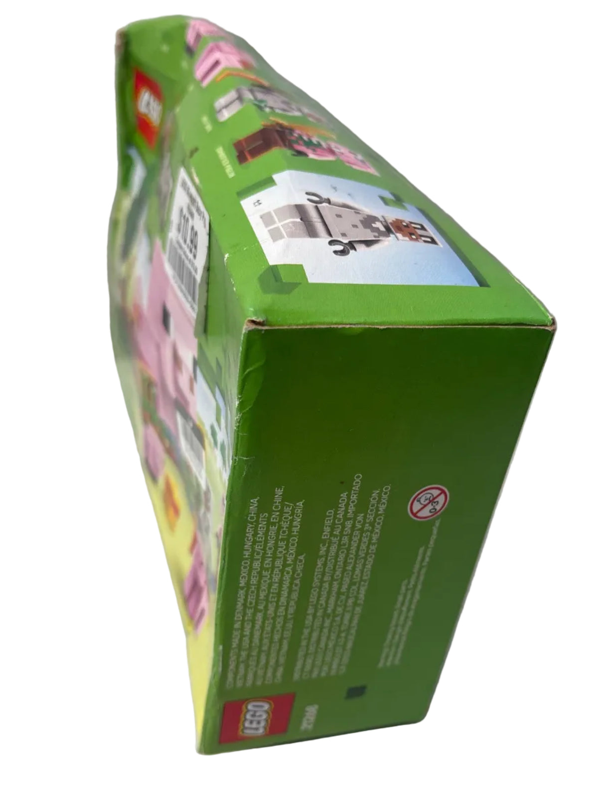 LEGO Minecraft The Baby Pig House 21268 — New, Damaged Box