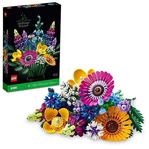 LEGO Icons Wildflower Bouquet Artificial Flowers 10313 *New, Damaged Box
