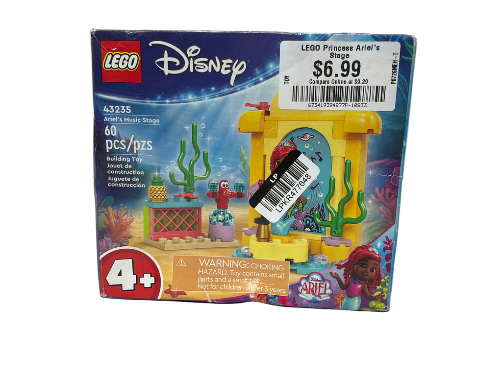 LEGO Disney 43235 Ariel's Music Stage *New, Damaged Box