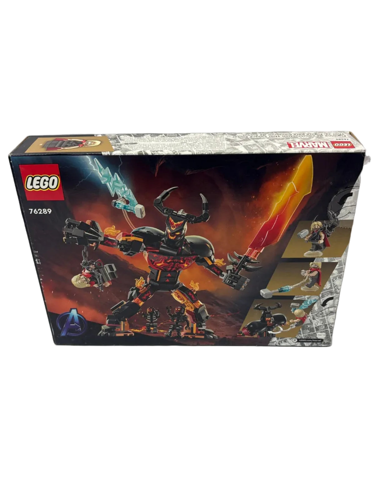LEGO - Marvel Thor vs. Surtur Construction Figure Building Toy 76289