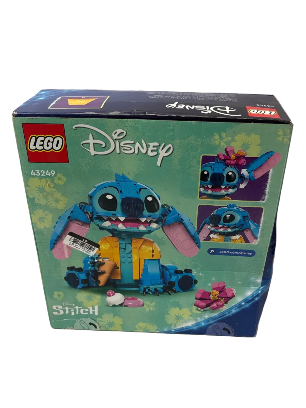 LEGO Disney Stitch Buildable Kids' Toy Playset 43249 — New, Damaged Box