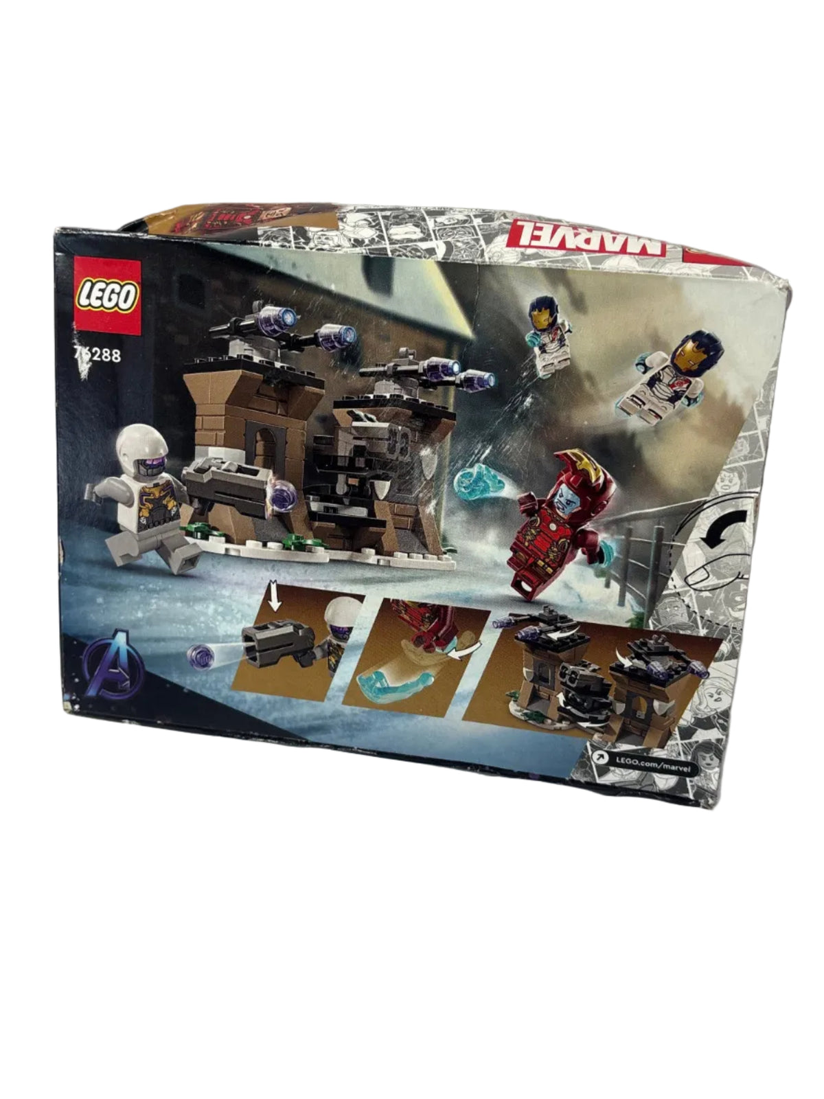 LEGO Marvel 76288 Iron Man & Iron Legion Vs. Hydra Soldier *New, Damaged Box