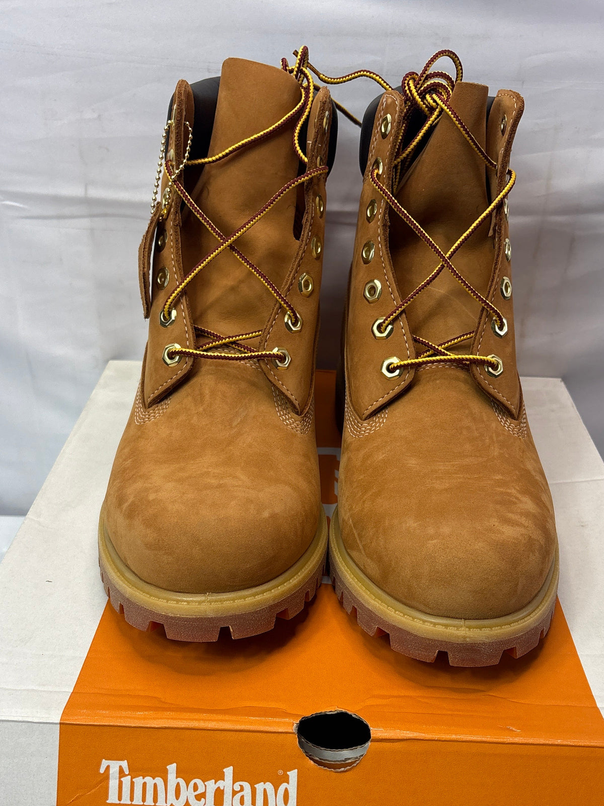 Timberland Premium 6” Waterproof Boot Wheat Nubuck Men’s Size 12 W/L *New