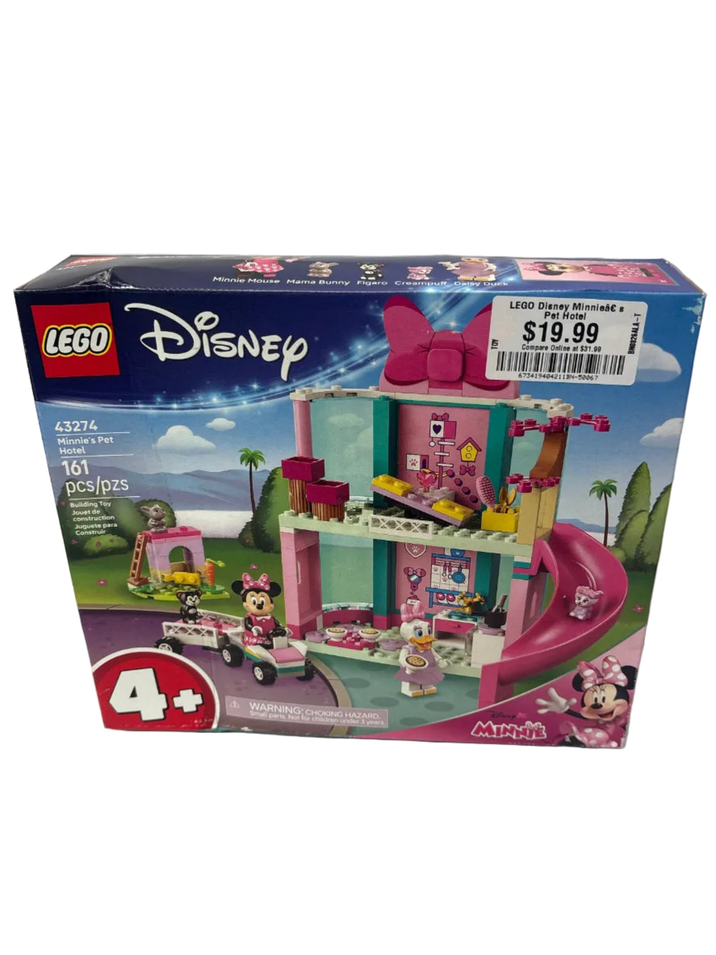LEGO Disney Minnie’s Pet Hotel Toddler Toy 43274 *New, Damaged Box