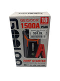 GOOLOO 1500A Peak 12V Car Battery Jump Starter with Quick Charge USB Output