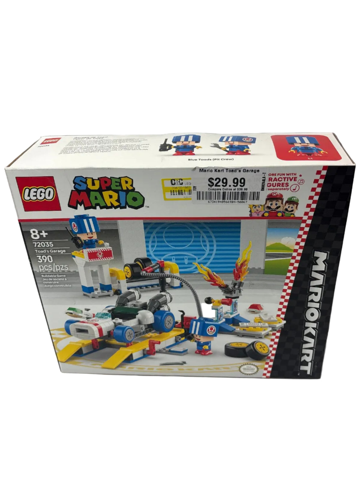 LEGO Super Mario Kart Toad's Garage Building Toy 72035 *Brand New