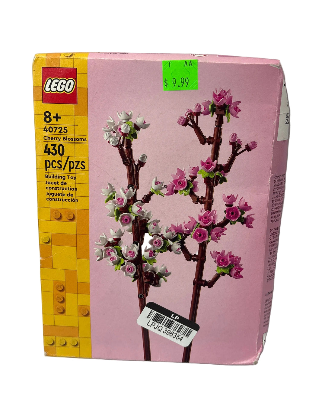 LEGO Botanicals Cherry Blossoms 40725 *New, Damaged Box