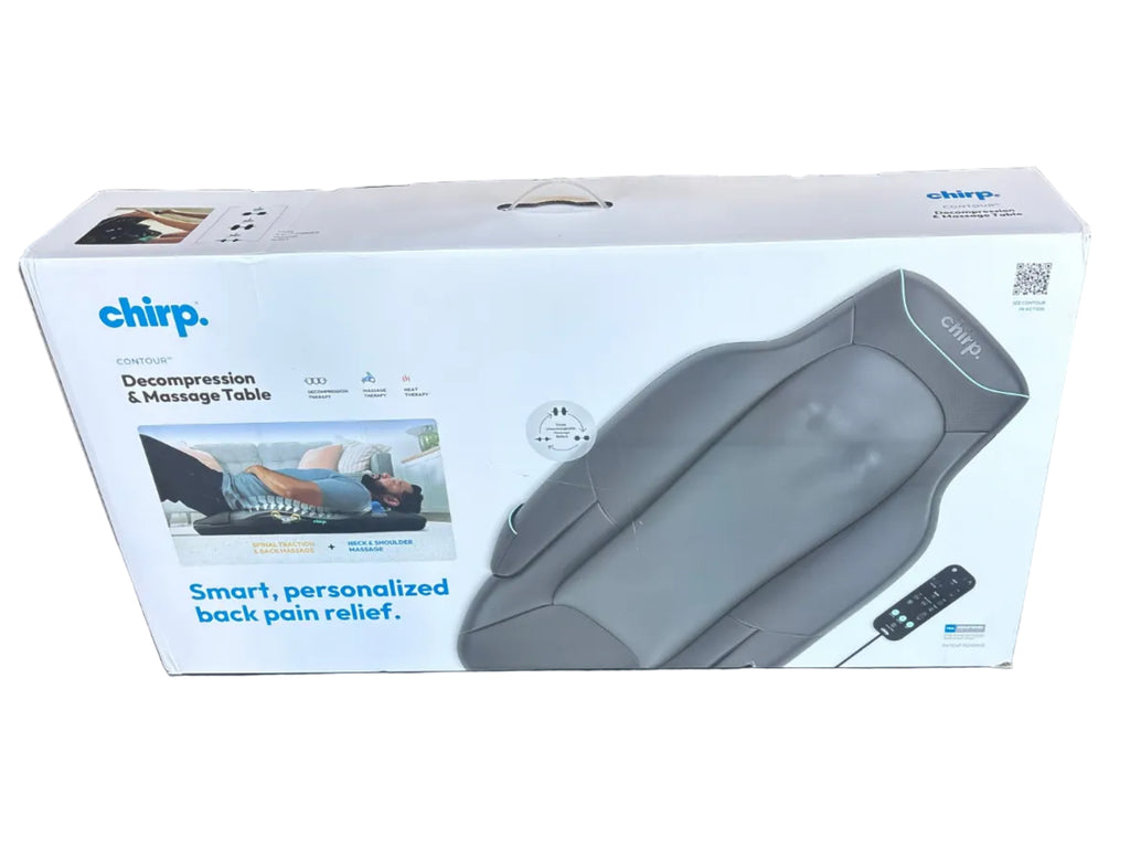 Chirp Contour Decompression Table with 3 Interchangeable Massage Rollers *Brand New