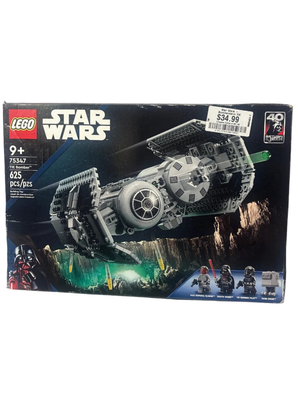 LEGO Star Wars TIE Bomber Starfighter Buildable Toy 75347