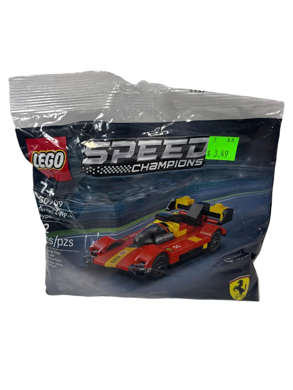 LEGO Speed Champions Ferrari 499P - Hypercar Building Toy  30709