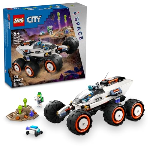 LEGO City Space Explorer Rover and Alien Life Toy Space Gift for Boys and Girls Ages 6 and up *New, Damaged Box
