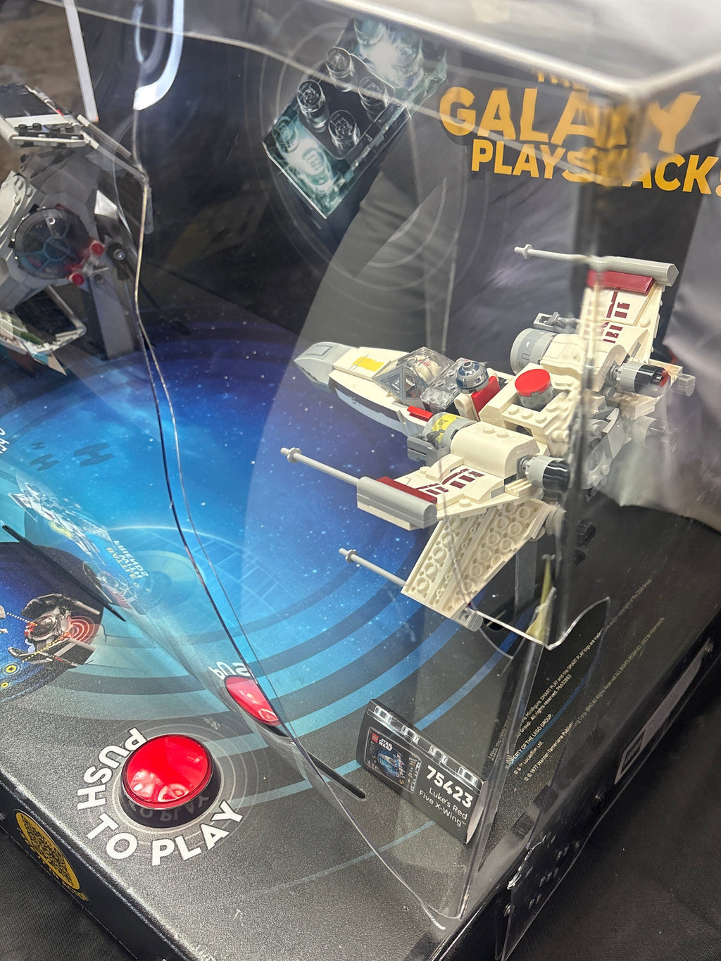 LEGO Star Wars 75421 75423 Smart Play Display TIE Fighter X-Wing *Damaged