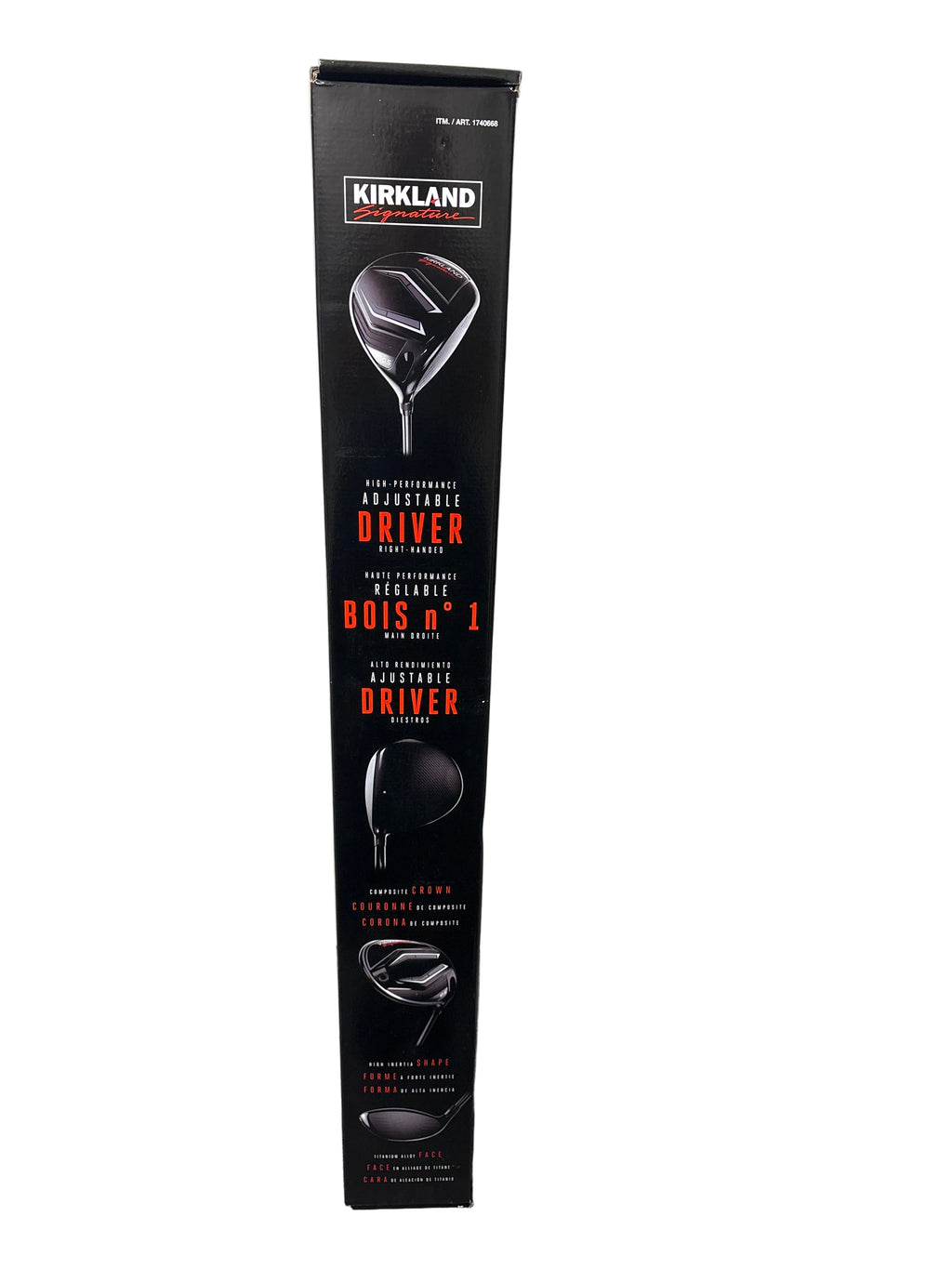 Kirkland Signature Adjustable Golf Driver 10.5° Stiff Flex Right-Handed *Pre-owned