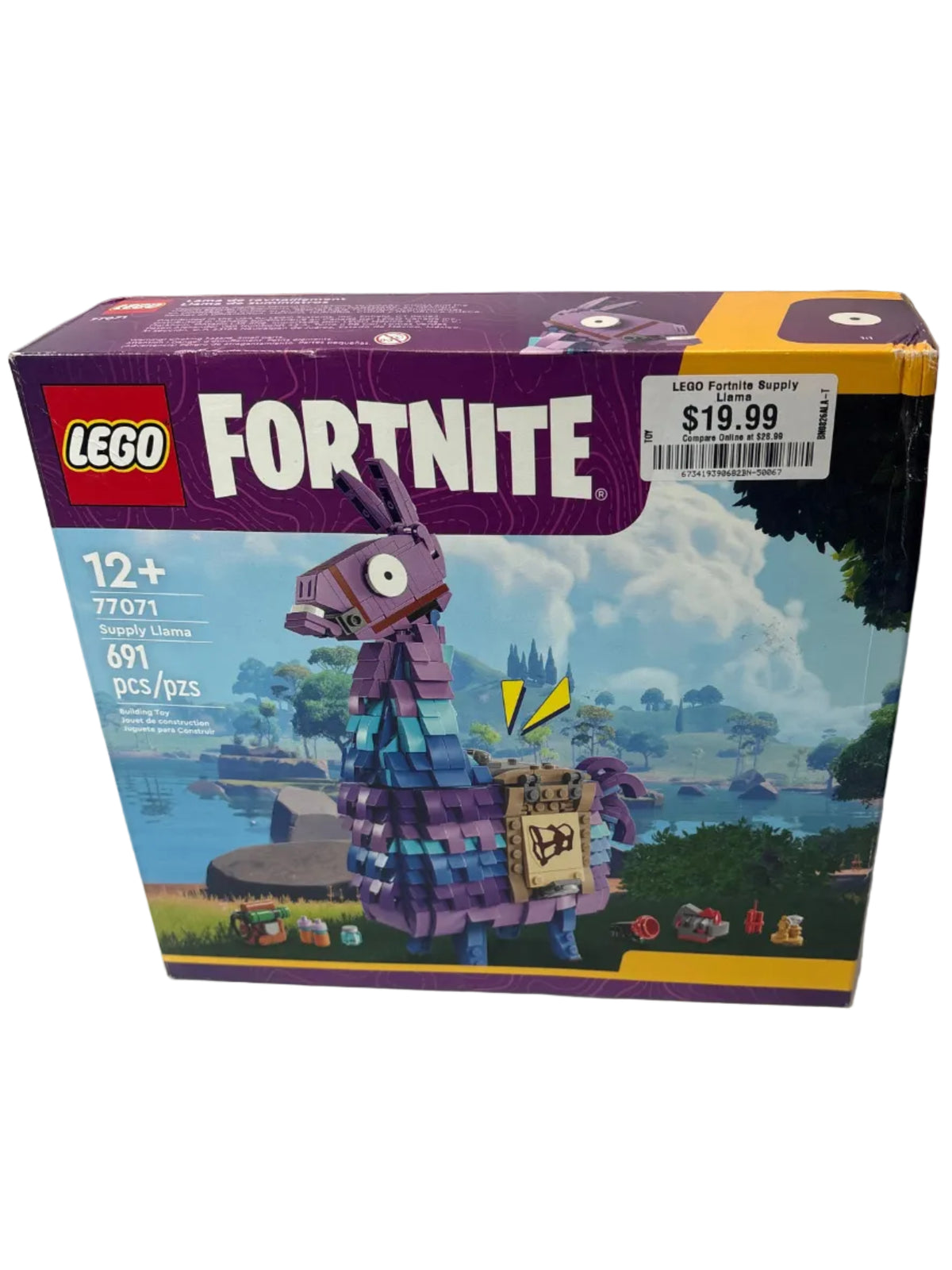 LEGO Fortnite Supply Llama Collectible Building Toy 77071 *New, Damaged Box