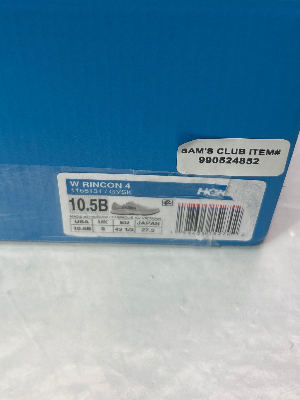 HOKA Women’s Rincon 4 GYSK Size 10.5B *New
