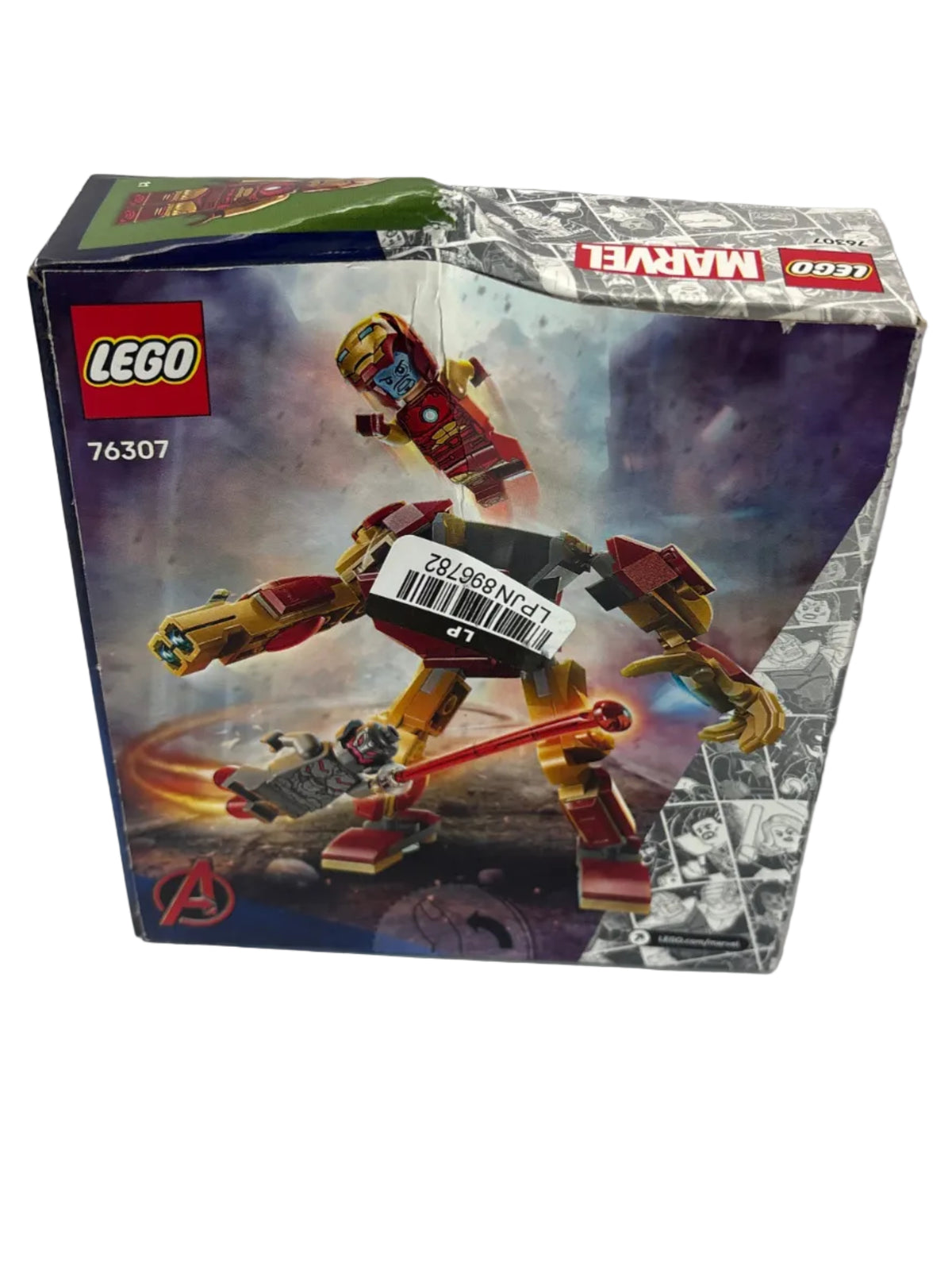 LEGO Marvel Spider-Man Mech vs. Anti-Venom Building Toy Set 76308 *New, Damaged Box