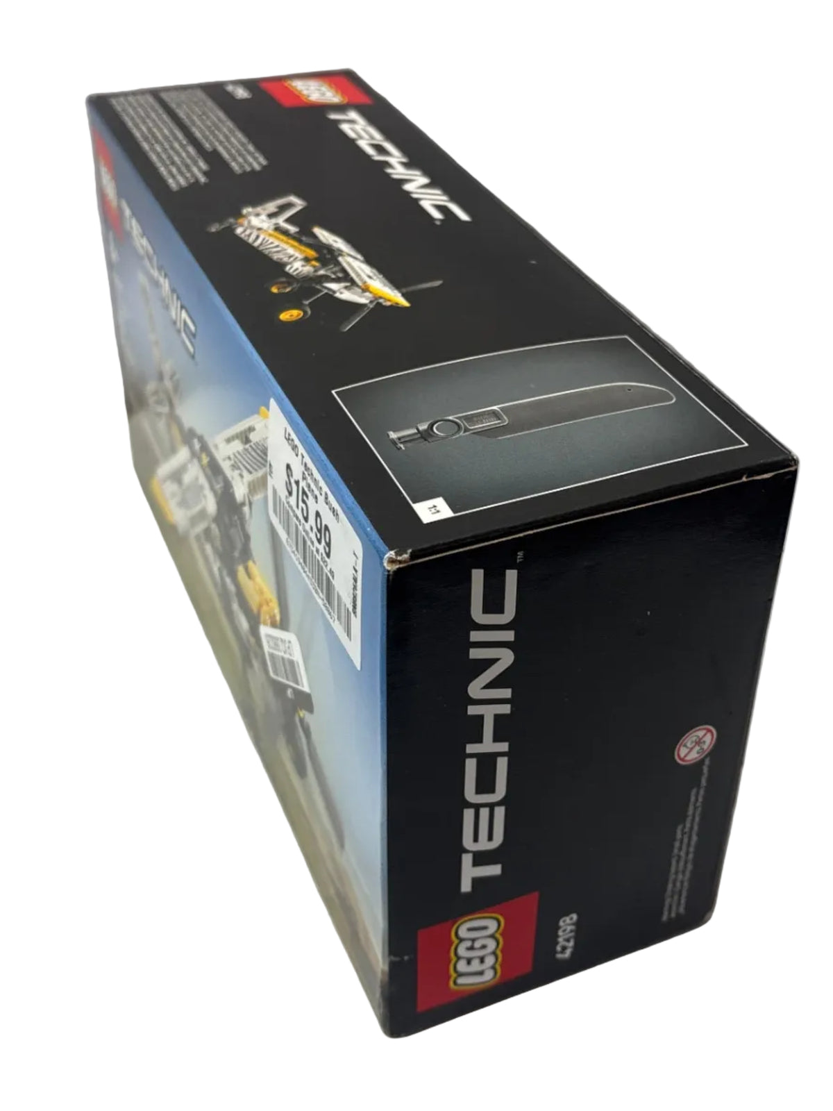 LEGO Technic Bush Plane Building Toy with Spinning Propeller, 4-Cylinder Piston Engine 42198