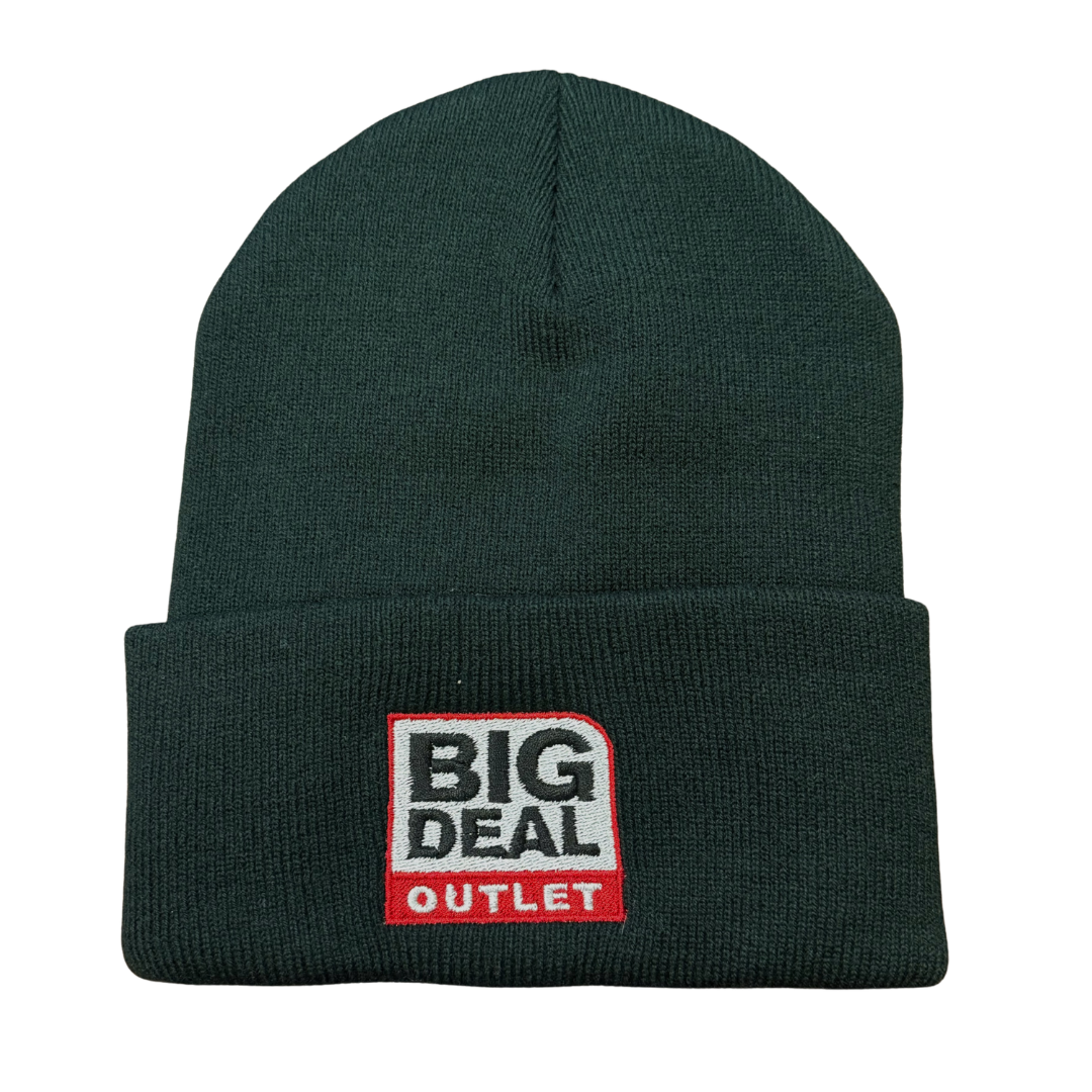 Black Branded Beanie