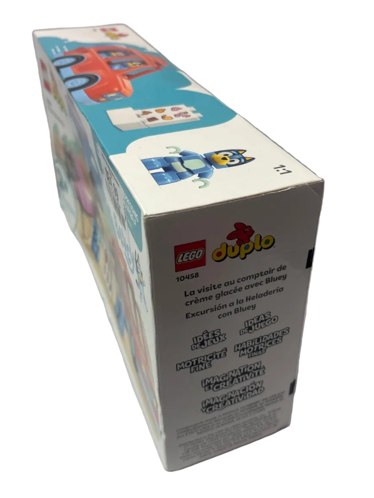 LEGO DUPLO Bluey Ice Cream Trip with Bluey Building Set 10458 *New, Damaged Box